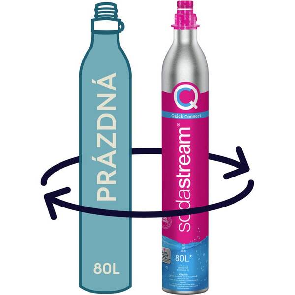Bombička+CO2 výměna CQC SODASTREAM